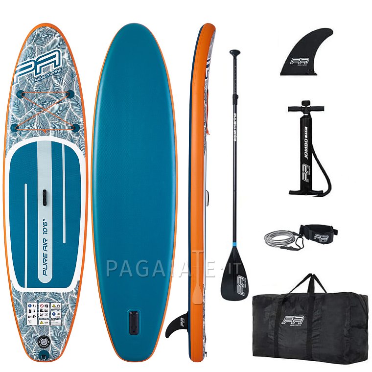 SUP AQUA MARINA PURE AIR 10'2'' BLUE - SUP gonfiabile