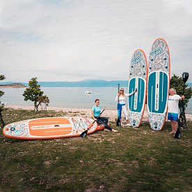 SUP AQUA MARINA PURE AIR 12'0'' BLUE MINICOMBO - SUP gonfiabile