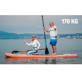SUP AQUA MARINA PURE AIR 12'0'' BLUE MINICOMBO - SUP gonfiabile