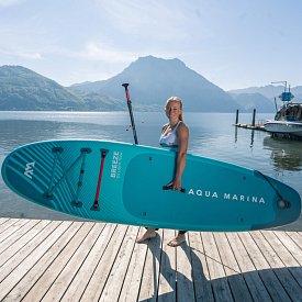 SUP AQUA MARINA BREEZE 9'10 BLUE - SUP gonfiabile