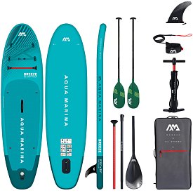 SUP AQUA MARINA BREEZE 9'10 BLUE - SUP gonfiabile