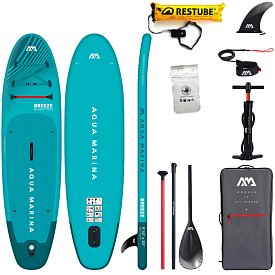 SUP AQUA MARINA BREEZE 9'10 BLUE - SUP gonfiabile