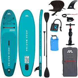 SUP AQUA MARINA BREEZE 9'10 BLUE - SUP gonfiabile