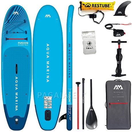 SUP AQUA MARINA FUSION 10'10 BLUE - SUP gonfiabile