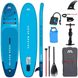 SUP AQUA MARINA FUSION 10'10 BLUE - SUP gonfiabile
