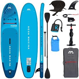 SUP AQUA MARINA FUSION 10'10 BLUE - SUP gonfiabile