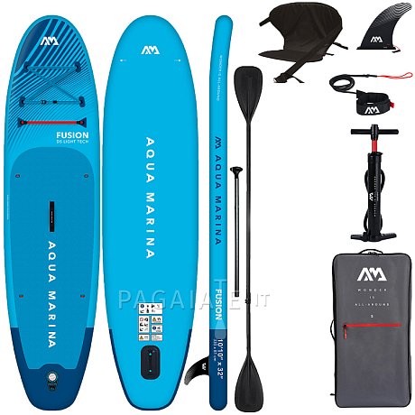 SUP AQUA MARINA FUSION 10'10 BLUE - SUP gonfiabile