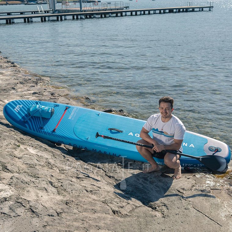 SUP AQUA MARINA MONSTER 12'0 BLUE - SUP gonfiabile