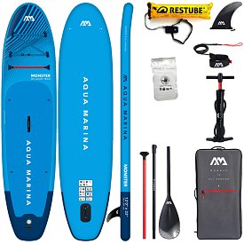 SUP AQUA MARINA MONSTER 12'0 BLUE - SUP gonfiabile