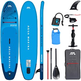 SUP AQUA MARINA MONSTER 12'0 BLUE - SUP gonfiabile
