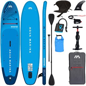 SUP AQUA MARINA MONSTER 12'0 BLUE - SUP gonfiabile