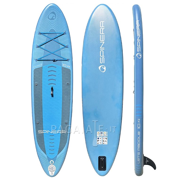 SUP SPINERA SUP LET'S PADDLE 10'4 modello 2025 - SUP gonfiabile
