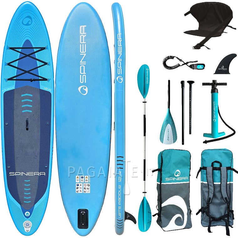 SUP SPINERA SUP LET'S PADDLE 12'4'' modello 2025 - SUP gonfiabile