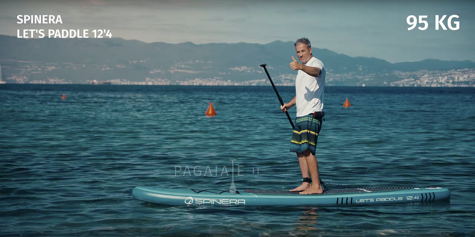 SUP SPINERA SUP LETS PADDLE 12'4'' modello 2025 - SUP gonfiabile