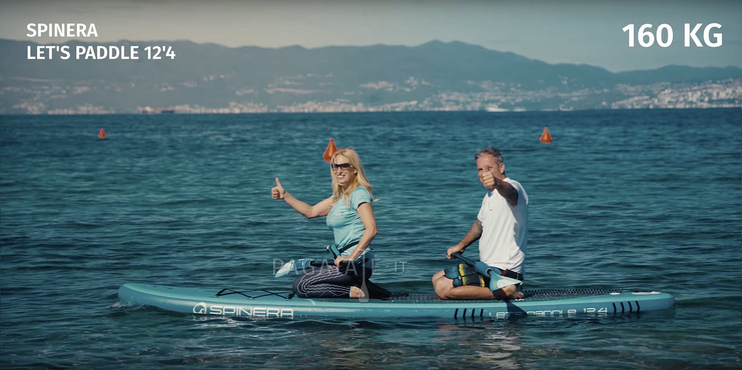 SUP SPINERA SUP LETS PADDLE 12'4'' modello 2025 - SUP gonfiabile