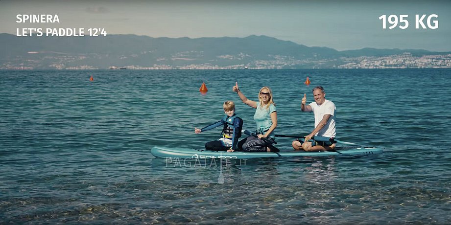 SUP SPINERA SUP LETS PADDLE 12'4'' modello 2025 - SUP gonfiabile