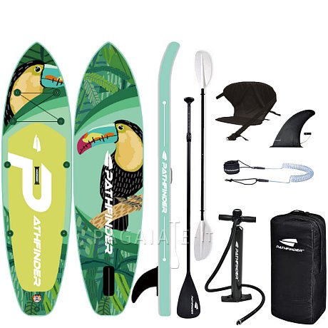 SUP PATHFINDER TOUCAN LEAF 10'2 - SUP gonfiabile