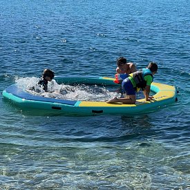 RIDEWAVE DOCK circolare gonfiabile con rete diametro 305 cm