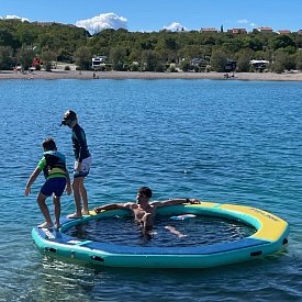 RIDEWAVE DOCK circolare gonfiabile con rete diametro 305 cm