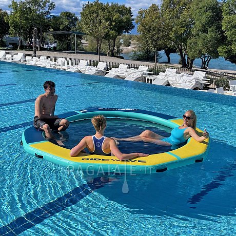 RIDEWAVE DOCK circolare gonfiabile con rete diametro 305 cm