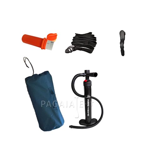 RIDEWAVE DOCK circolare gonfiabile con rete diametro 245 cm