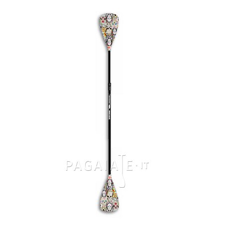 Pagaia RIDEWAVE LANDSLIDE COMBO in 4 sezioni con albero in carbonio - per SUP e kayak