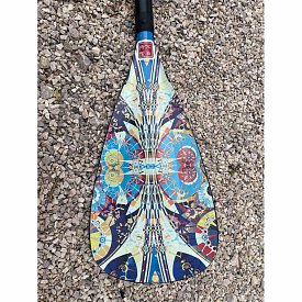 Pagaia RIDEWAVE CONQUERBRACE COMBO in 4 sezioni con albero in carbonio - per SUP e kayak