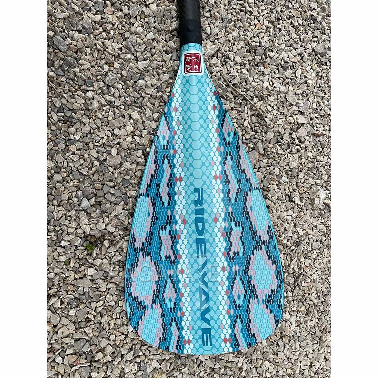 Pagaia RIDEWAVE PYBROCALES COMBO in 4 sezioni con albero in fibra di vetro - per SUP e kayak