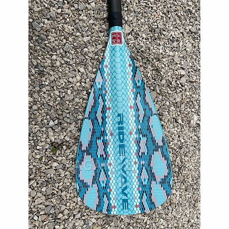 Pagaia RIDEWAVE PYBROCALES COMBO in 4 sezioni con albero in fibra di vetro - per SUP e kayak