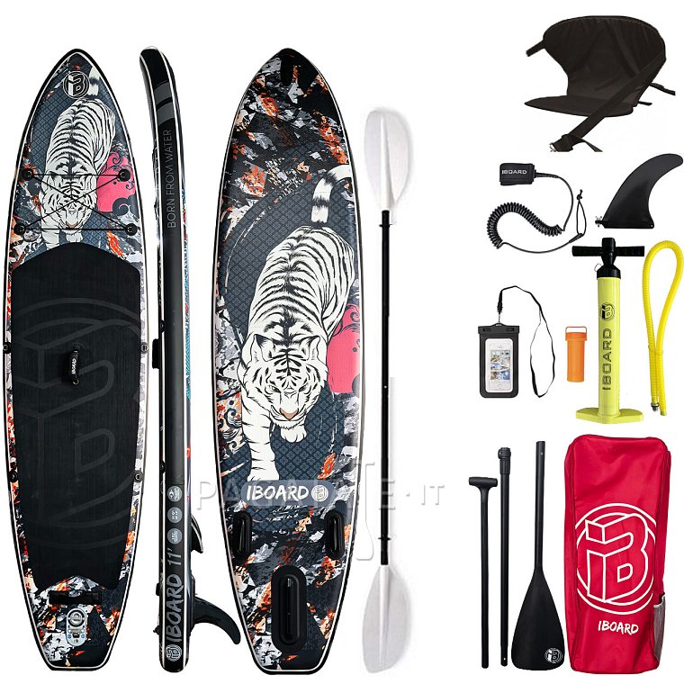 SUP iBOARD 11' TIGER - SUP gonfiabile