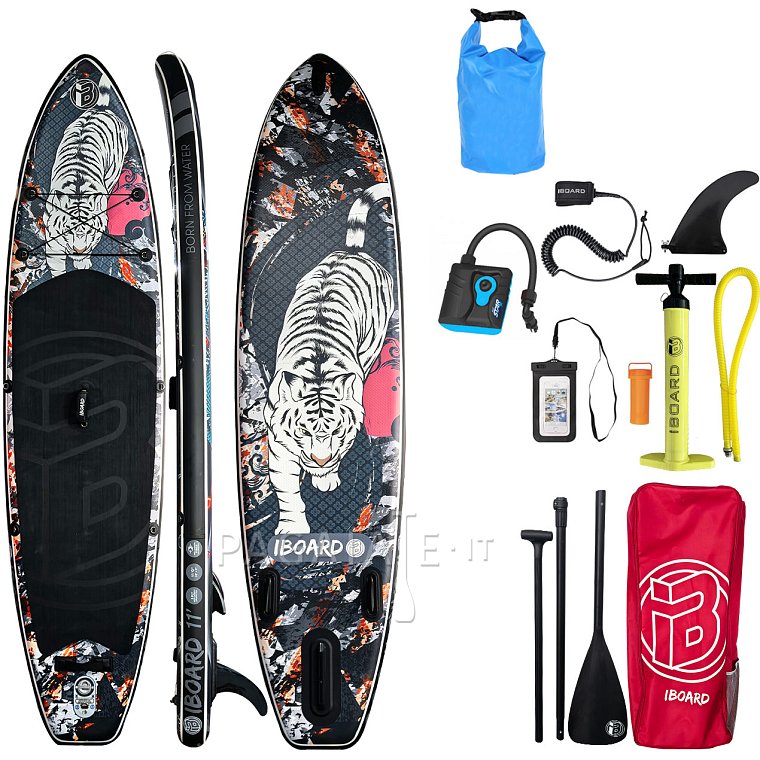 SUP iBOARD 11' TIGER - SUP gonfiabile