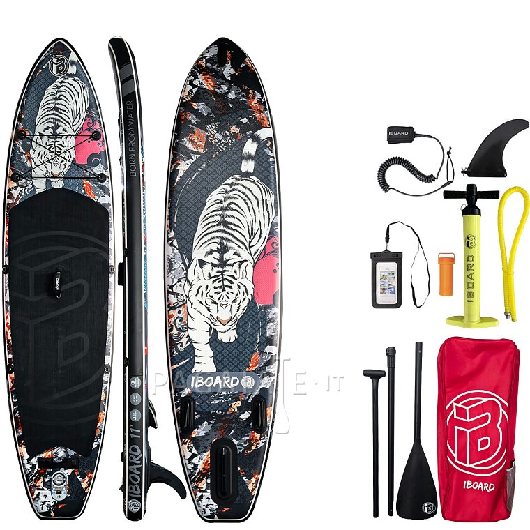 SUP iBOARD 11' TIGER - SUP gonfiabile