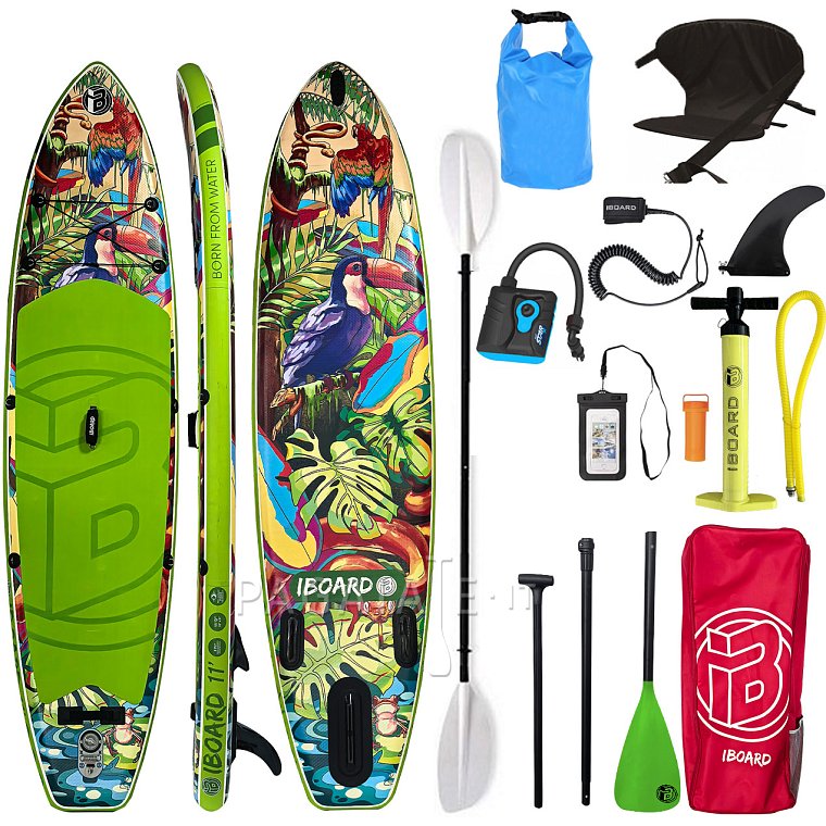 SUP iBOARD 11' TOUCAN - SUP gonfiabile
