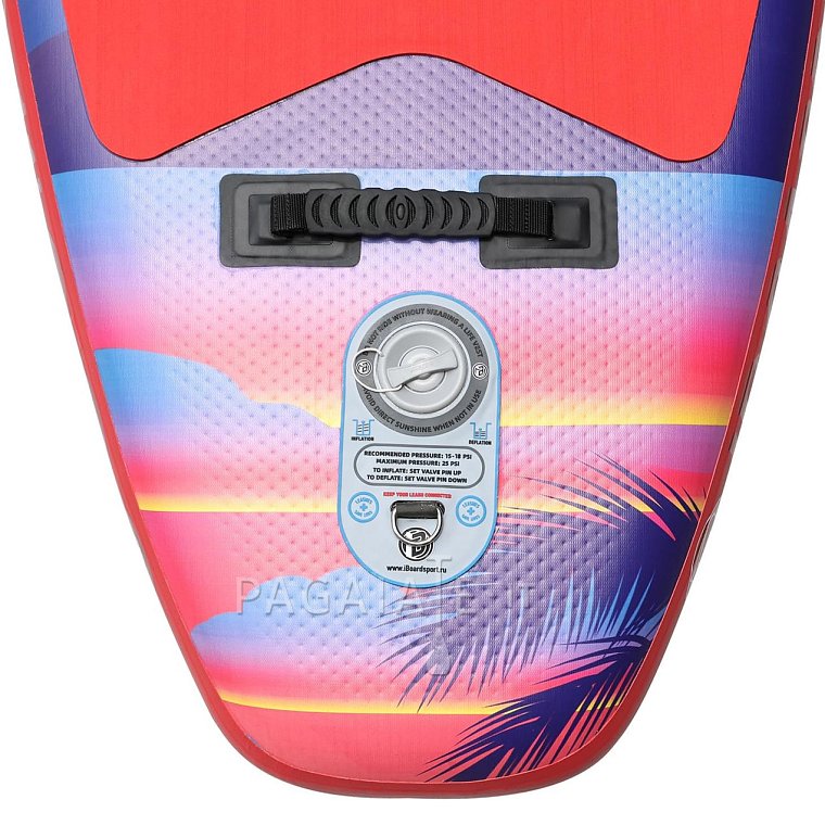 Paddleboard iBOARD 11' RED PALM - nafukovací