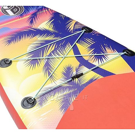 SUP iBOARD 11' RED PALM - SUP gonfiabile