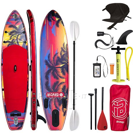 SUP iBOARD 11' RED PALM - SUP gonfiabile