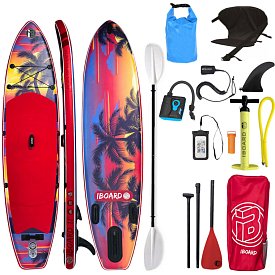 SUP iBOARD 11' RED PALM - SUP gonfiabile