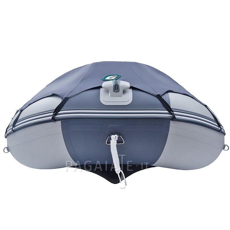 Člun GLADIATOR ACTIVE C420AL light dark grey - nafukovací člun s hliníkovou podlahou