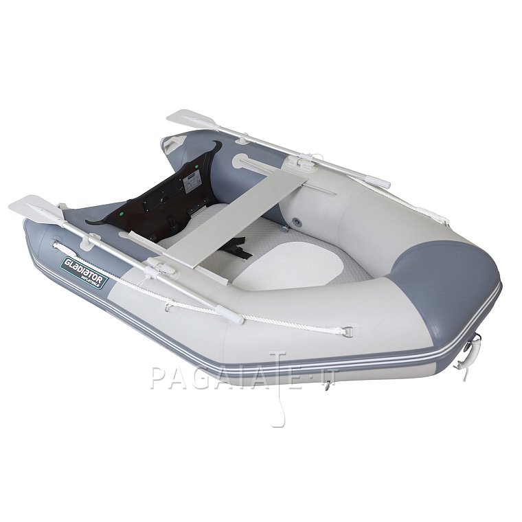 Člun GLADIATOR AK240AD light dark grey - nafukovací člun s vysokotlakou podlahou