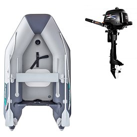 Gommone GLADIATOR AK240AD light dark grey - gommone gonfiabile con pavimento in drop-stitch