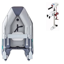 Gommone GLADIATOR AK240AD light dark grey - gommone gonfiabile con pavimento in drop-stitch