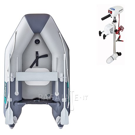 Gommone GLADIATOR AK240AD light dark grey - gommone gonfiabile con pavimento in drop-stitch