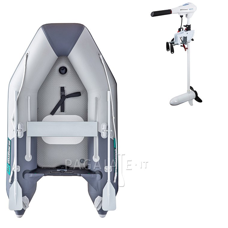 Gommone GLADIATOR AK240AD light dark grey - gommone gonfiabile con pavimento in drop-stitch