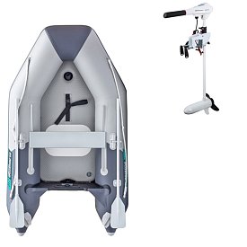 Gommone GLADIATOR AK240AD light dark grey - gommone gonfiabile con pavimento in drop-stitch