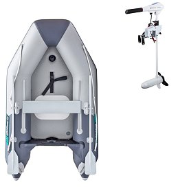 Gommone GLADIATOR AK240AD light dark grey - gommone gonfiabile con pavimento in drop-stitch