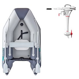 Gommone GLADIATOR AK240AD light dark grey - gommone gonfiabile con pavimento in drop-stitch