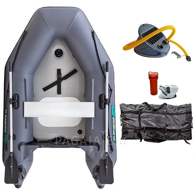 Člun GLADIATOR AK240AD dark grey- nafukovací člun s vysokotlakou podlahou