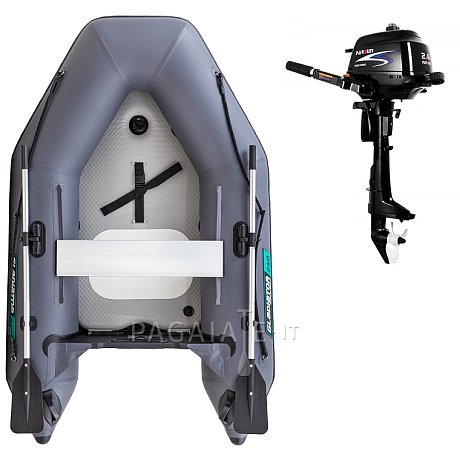 Gommone GLADIATOR AK240AD dark grey - gommone gonfiabile con pavimento in drop-stitch