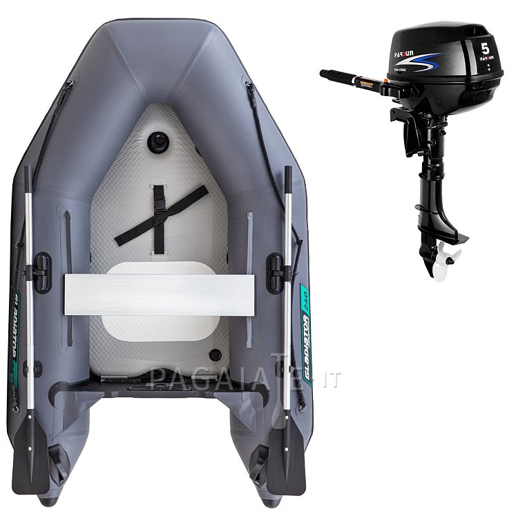 Člun GLADIATOR AK240AD dark grey- nafukovací člun s vysokotlakou podlahou