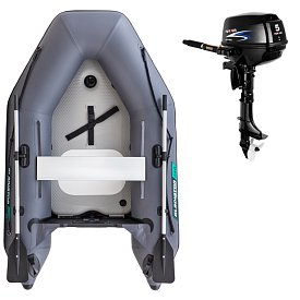 Gommone GLADIATOR AK240AD dark grey - gommone gonfiabile con pavimento in drop-stitch